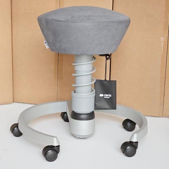 Aeris Swopper mit Rollen, COMFORT Mikrofaser Dunkelgrau (CM60008)