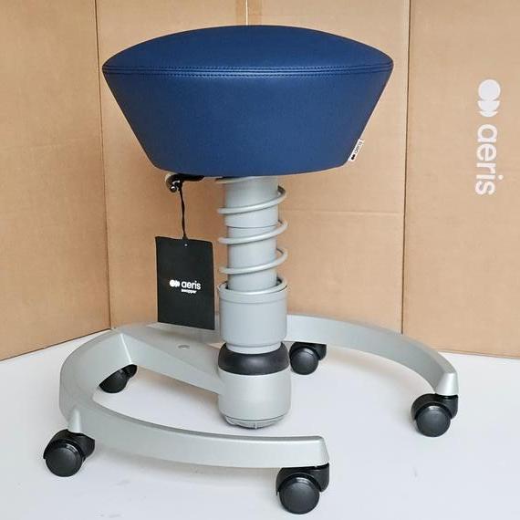 Aeris Swopper mit Rollen, Kunstleder Blau (UR04)