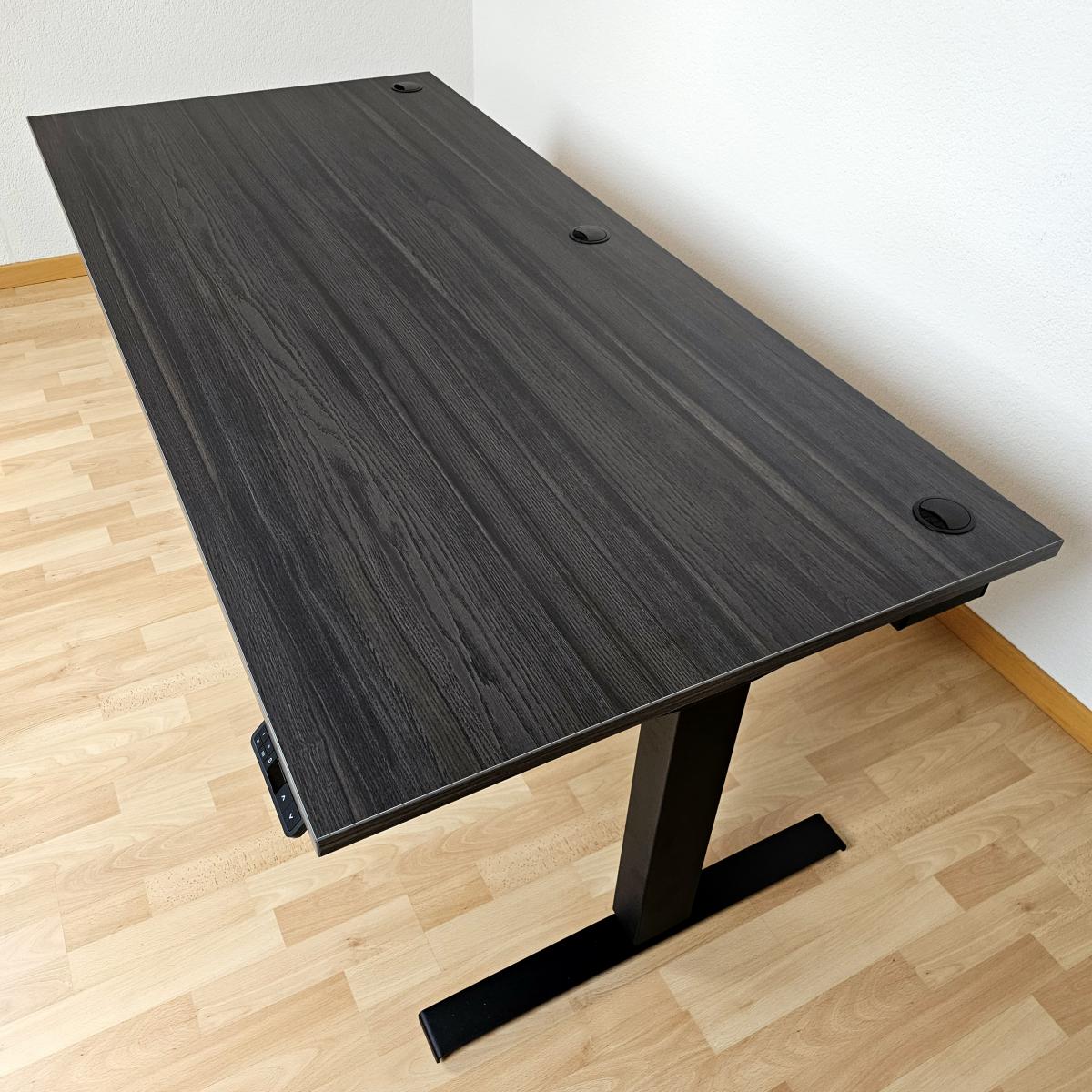 Tischplatte HPL Holzdekor Räuchereiche